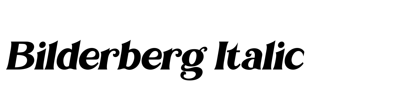 Bilderberg Italic